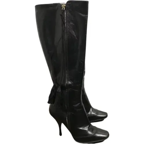 Pre-owned Leather boots , female, Sizes: 3 1/2 UK - Louis Vuitton Vintage - Modalova