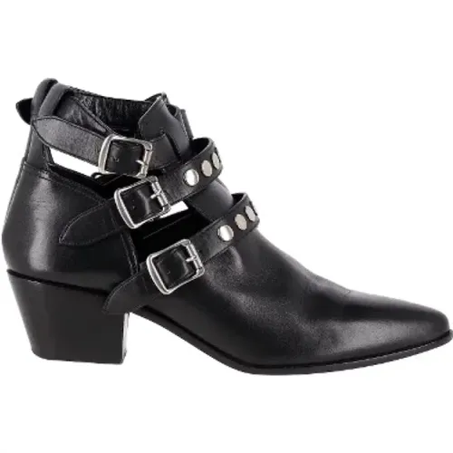 Pre-owned Leder boots , Damen, Größe: 36 EU - Yves Saint Laurent Vintage - Modalova