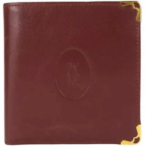 Pre-owned Leather wallets , female, Sizes: ONE SIZE - Cartier Vintage - Modalova