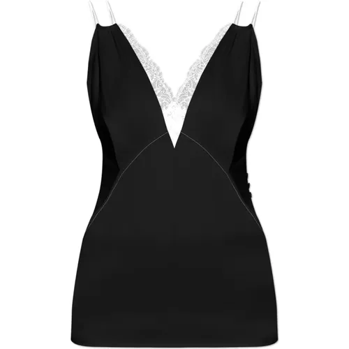 Lingerie-Stil Top , Damen, Größe: 2XS - Victoria Beckham - Modalova