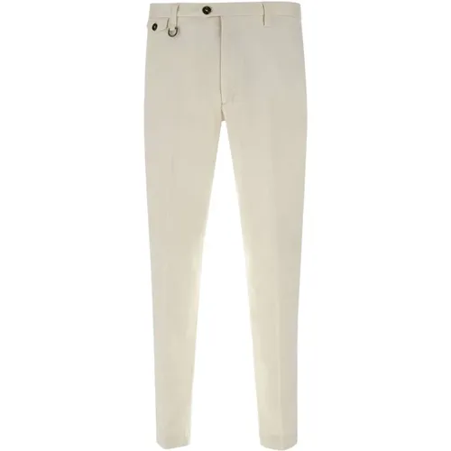 Chino Trousers Slim Fit , male, Sizes: XL, 2XL, M, S, XS, L - Paolo Pecora - Modalova