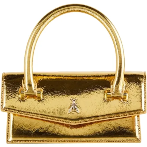 Bamby Fly Lederhandtasche - Gold - PATRIZIA PEPE - Modalova