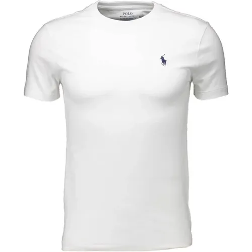 Stylish T-Shirt with Blue Logo , male, Sizes: M, XL, S, L - Ralph Lauren - Modalova