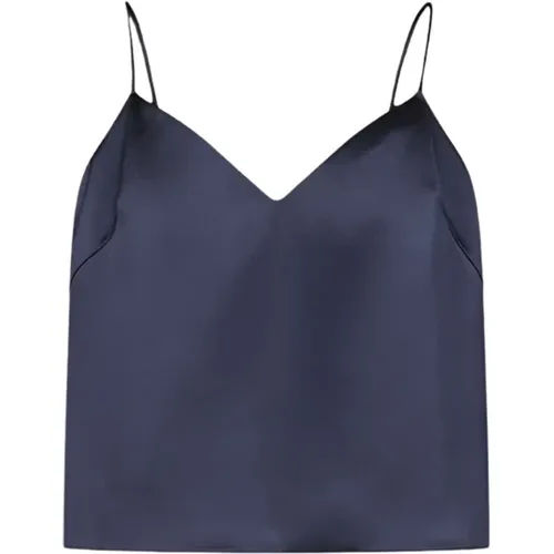 Mitternachts Satin Cami Top - Galvan London - Modalova