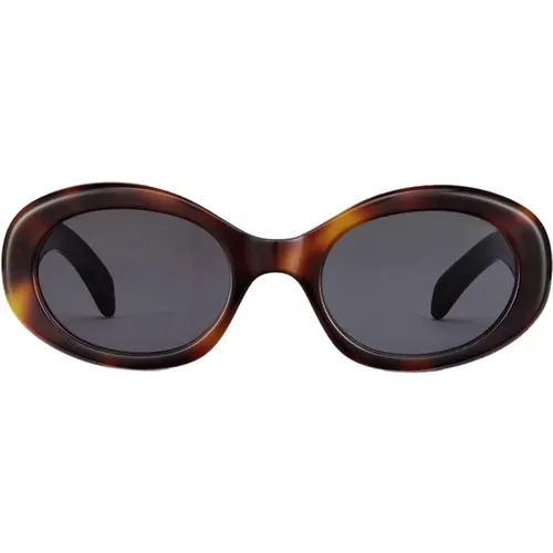 Triomphe Womens Sunglasses - Tortoise , female, Sizes: 52 MM - Celine - Modalova