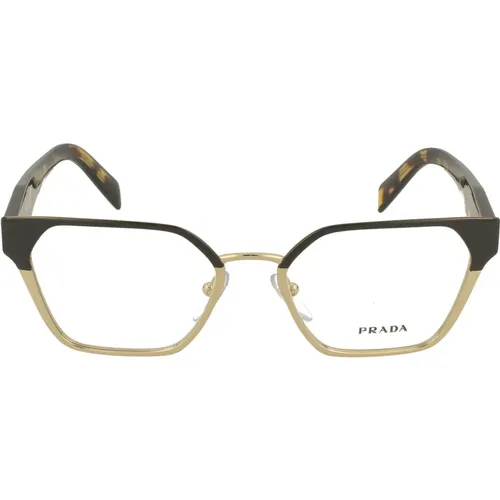 Geometrische Brille für Frauen - Modell 63Wv , Damen, Größe: 53 MM - Prada - Modalova