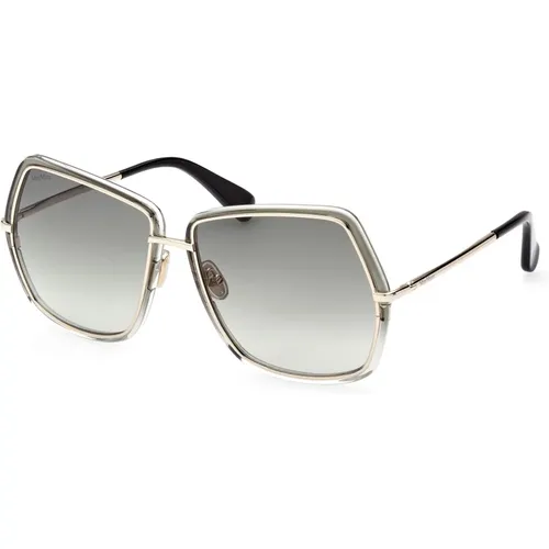 Stylische Sonnenbrille Elsa3 in 32P,Stilvolle Sonnenbrille,Elegante Sonnenbrille mit Metall-Details - Max Mara - Modalova
