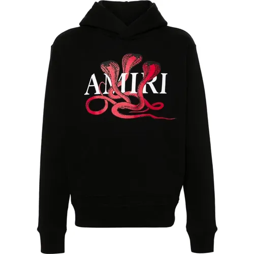 Printed Sweater with Hood , male, Sizes: L, M - Amiri - Modalova