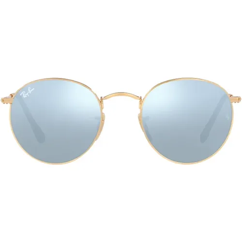 Rb3447 Sonnenbrille, runde, flache Gläser, polarisiert, runde, flache Gläser, polarisiert , Herren, Größe: 50 MM - Ray-Ban - Modalova