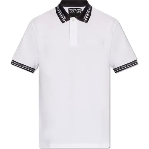 Poloshirt mit Logo , Herren, Größe: XL - Versace Jeans Couture - Modalova