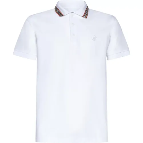Weiße T-Shirts und Polos , Herren, Größe: M - Burberry - Modalova