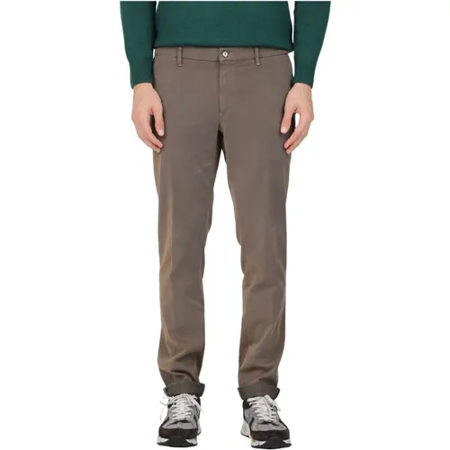 Diagonal Fabric New York City Pants , male, Sizes: M, S, 3XL, XL - Mason's - Modalova