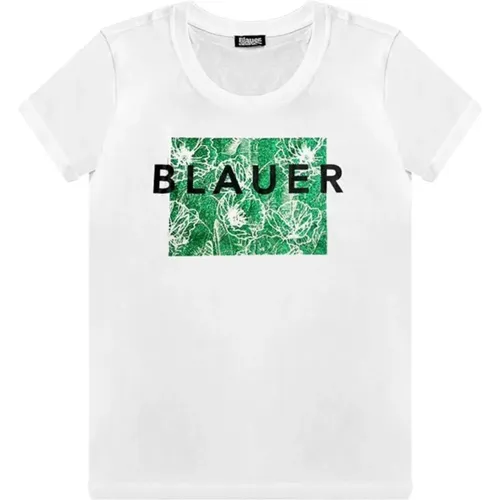 T-Shirts , female, Sizes: XS, S, M - Blauer - Modalova
