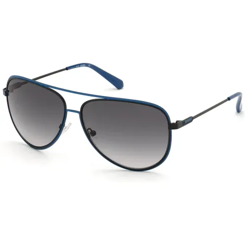 Stilvolle Sonnenbrille Schwarz Grau Verlauf,Goldene Braune Gradienten Sonnenbrille - Guess - Modalova