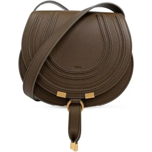 Leather Crossbody Bag , female, Sizes: ONE SIZE - Chloé - Modalova