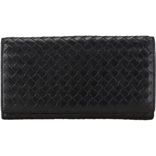 Pre-owned Leather wallets , female, Sizes: ONE SIZE - Bottega Veneta Vintage - Modalova