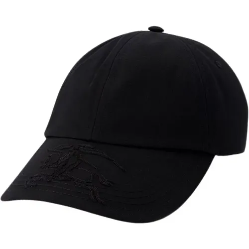 Applique Cap - Synthetic - Leather , unisex, Sizes: M, S, ONE SIZE - Burberry - Modalova