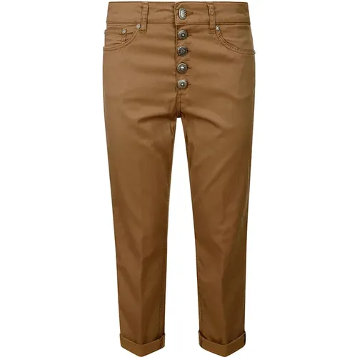 Loose Fit Trousers Ss23 , female, Sizes: W29, W25 - Dondup - Modalova