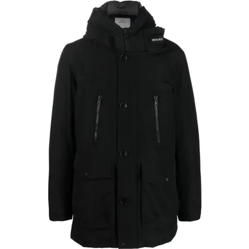 Schwarze Winter Parka Jacke - Woolrich - Modalova