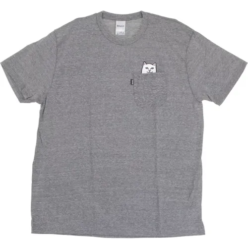 Nermal Pocket Tee Heather Grey , male, Sizes: XL - Ripndip - Modalova