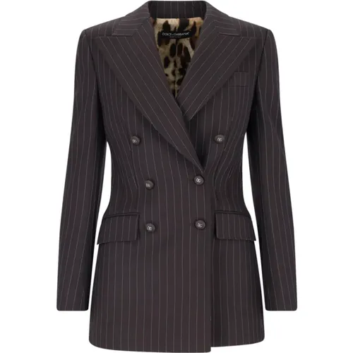 Braune Jacken für Männer - Dolce & Gabbana - Modalova