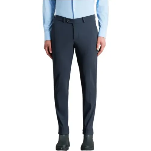 Glatte Chino Hose - Blau , Herren, Größe: 2XL - RRD - Modalova