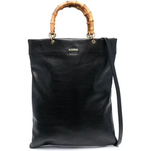 Bamboo Shopping Bag , female, Sizes: ONE SIZE - Jil Sander - Modalova