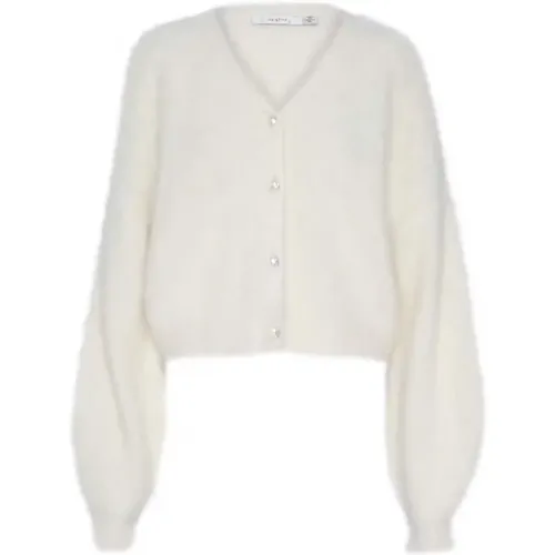 Weicher Alpaka-Mix Cardigan , Damen, Größe: S - Gestuz - Modalova