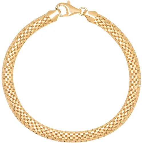Männer Gold gewebtes Kettenarmband - Nialaya - Modalova