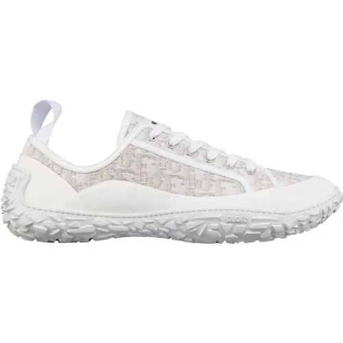 Jacquard Sneakers with All-Over Logo , male, Sizes: 5 UK, 9 1/2 UK, 8 UK, 7 UK, 14 UK, 12 UK, 9 UK, 13 UK, 10 UK, 11 UK - Dior - Modalova