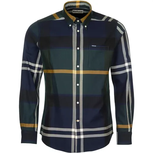 Seaweed Tartan Maßgeschneidertes Hemd , Herren, Größe: XL - Barbour - Modalova