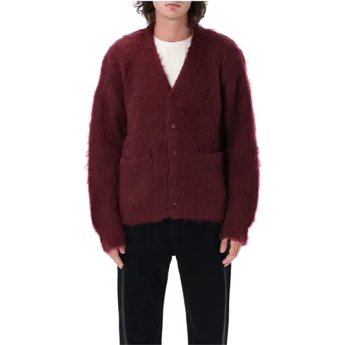 Zinfandel Patron Cardigan Knitwear Aw24 , male, Sizes: M, XL - Obey - Modalova