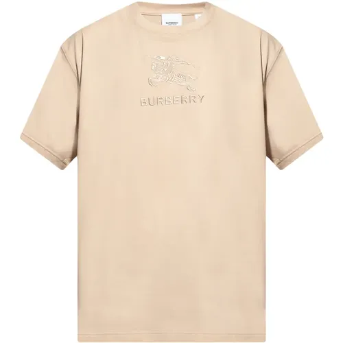 Tempah T-Shirt mit Logo , Herren, Größe: 2XS - Burberry - Modalova