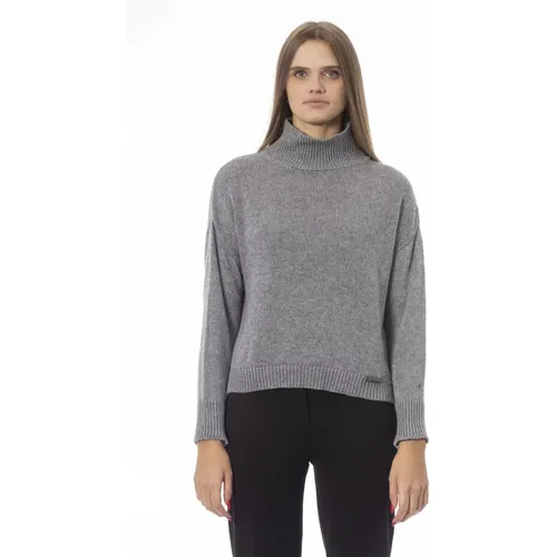 Vulkan Hals Langarm Pullover,Vulkan Hals Pullover Langarm - Baldinini - Modalova