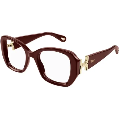 Burgundy Sunglasses Model Ch0239O , unisex, Sizes: 51 MM - Chloé - Modalova