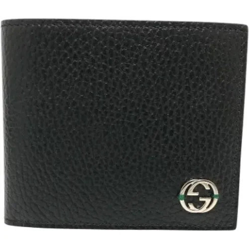 Pre-owned Leather wallets , male, Sizes: ONE SIZE - Gucci Vintage - Modalova