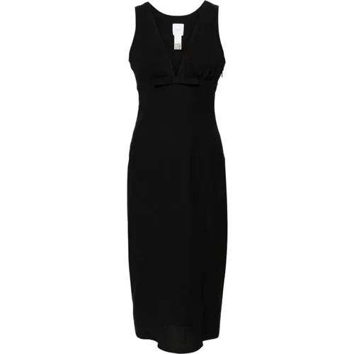 Elegantes Schwarzes Kleid mit Schleifendetail - Patou - Modalova