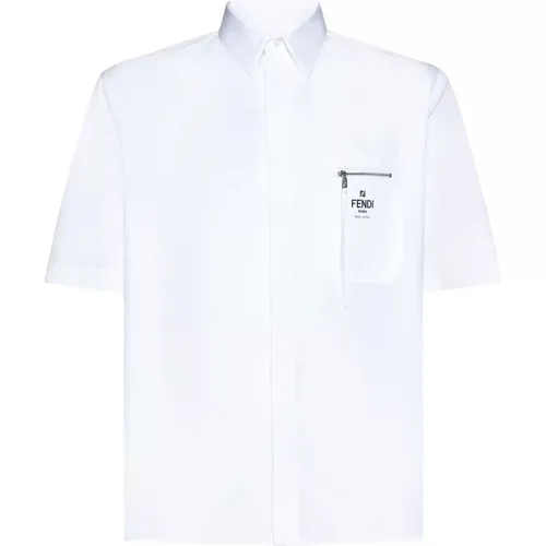 Weiße Casual Hemden Fendi - Fendi - Modalova