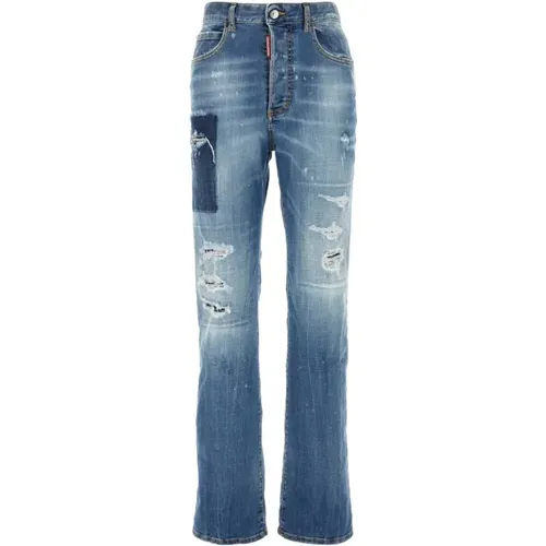 Gerades Jeans , Damen, Größe: S - Dsquared2 - Modalova