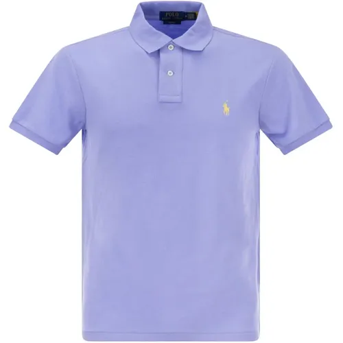 Klassisches Pique Polo Shirt , Herren, Größe: L - Ralph Lauren - Modalova