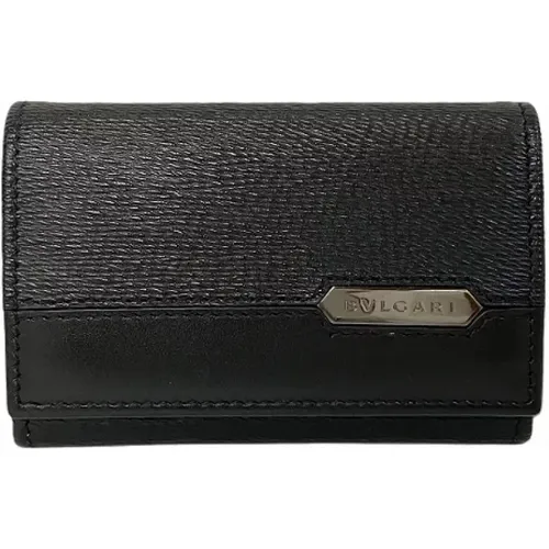 Pre-owned Leather wallets , male, Sizes: ONE SIZE - Bvlgari Vintage - Modalova