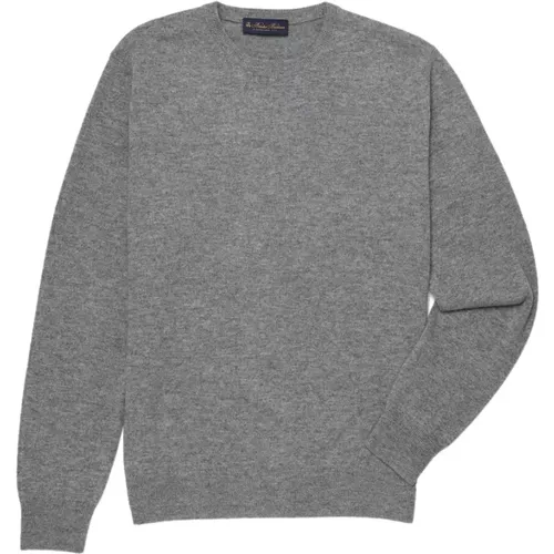 Cashmere Crew-Hals-Pullover , Herren, Größe: XL - Brooks Brothers - Modalova