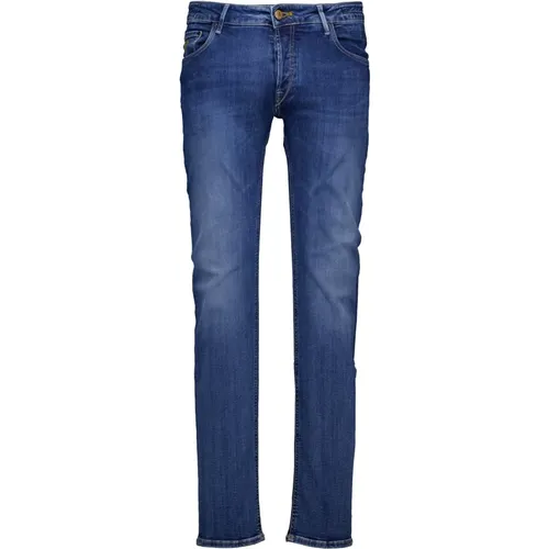 Blaue Jeans , Herren, Größe: W38 - Hand Picked - Modalova