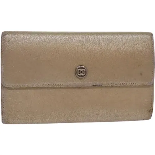 Pre-owned Leather wallets , female, Sizes: ONE SIZE - Chanel Vintage - Modalova