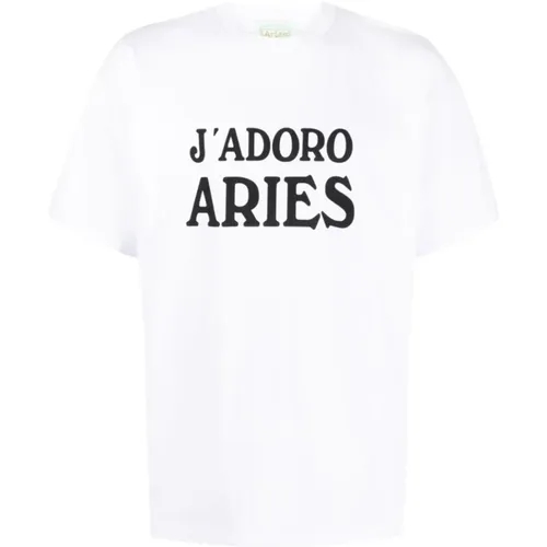 T-Shirts , Herren, Größe: S - Aries - Modalova
