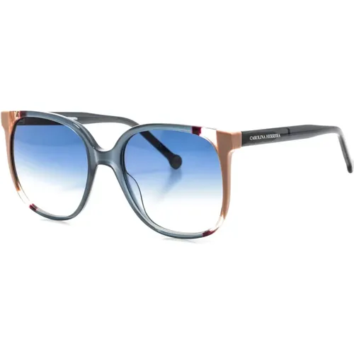 Quadratische Acetat-Sonnenbrille mit UV-Schutz , Damen, Größe: ONE Size - Carolina Herrera - Modalova