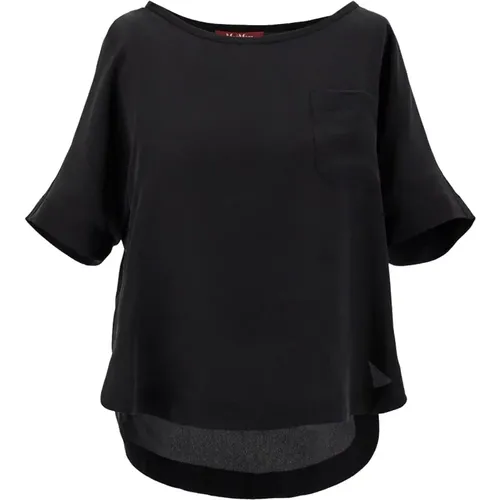 Egeo Silk T-Shirt , female, Sizes: 2XS - Max Mara Studio - Modalova