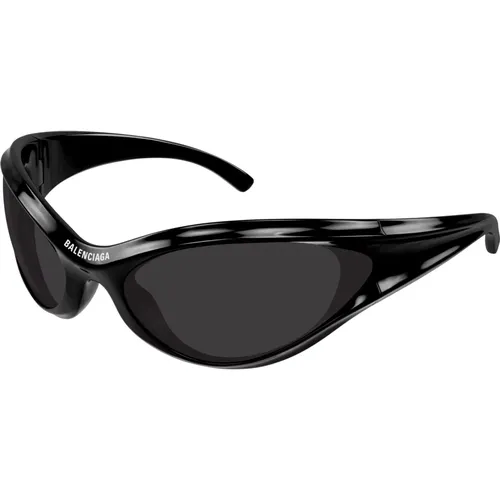Schwarze Bb0317S Sonnenbrille,Rote Sonnenbrille, vielseitig und stilvoll - Balenciaga - Modalova