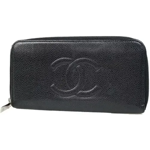 Pre-owned Leather wallets , female, Sizes: ONE SIZE - Chanel Vintage - Modalova