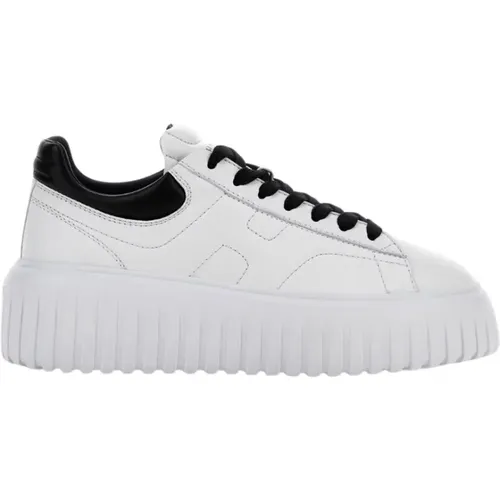 Sportliche und vielseitige H-Stripes Sneakers , Damen, Größe: 36 1/2 EU - Hogan - Modalova